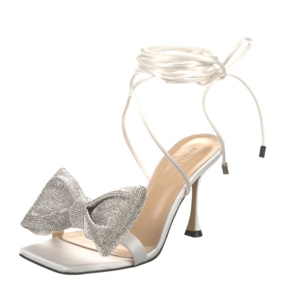 Mach & Mach | Nicole Crystal Bow Heeled Sandal
